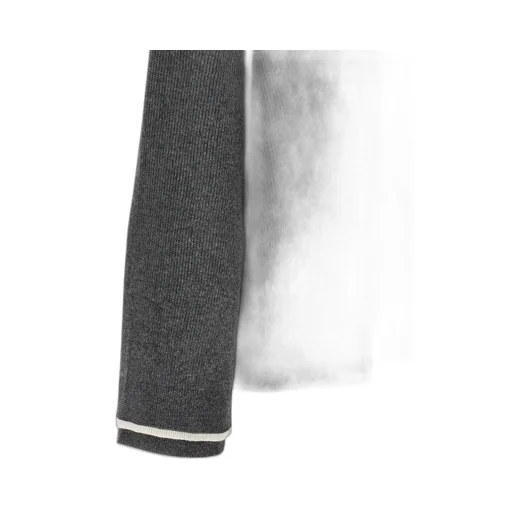 Monile Detailed Knit Hoodie