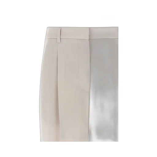 Pleated Straight Leg Pants