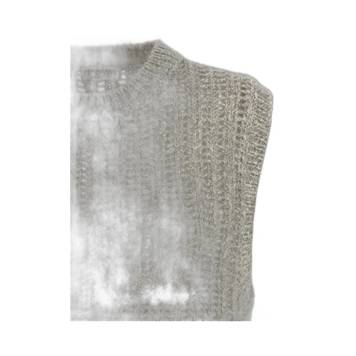 Knitted Sleeveless Jumper