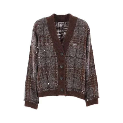 V-Neck Embellished Cardigan