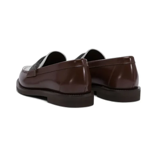 Precious Clamp Minimal Penny Loafers