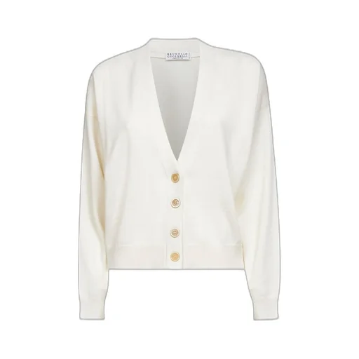V-Neck Long Sleeved Cardigan