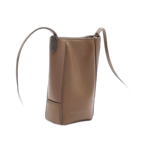 Logo Embossed Shoulder Bag