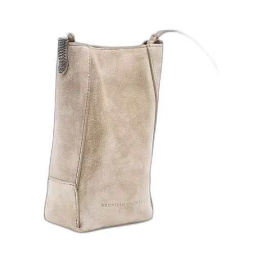 Logo Embossed Shoulder Bag