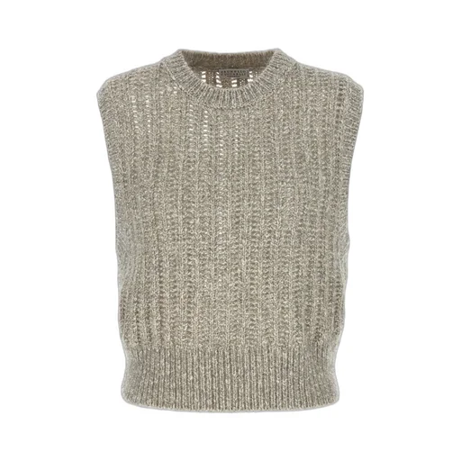 Knitted Sleeveless Jumper