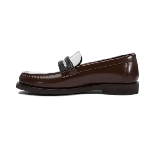 Precious Clamp Minimal Penny Loafers