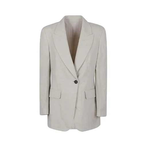 Lurex Buttoned Blazer
