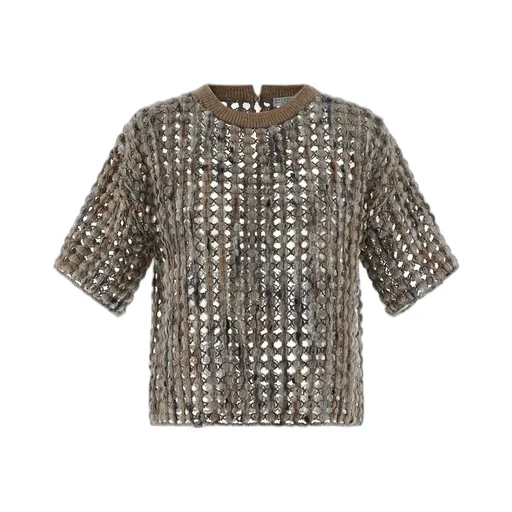 Short Sleeved Knitted Top