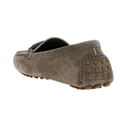 Monili Chain Detailed Slip-On Loafers
