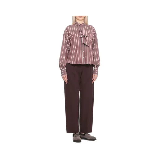 Striped Long-Sleeved Shirt