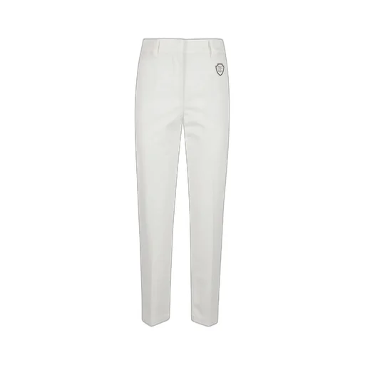 Logo Embroidered Straight Leg Pants