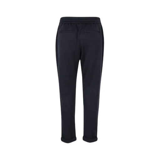 High-Waisted Drawstring Track Pants