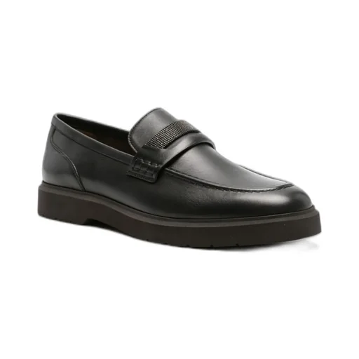 Embellished Slip-On Loafers