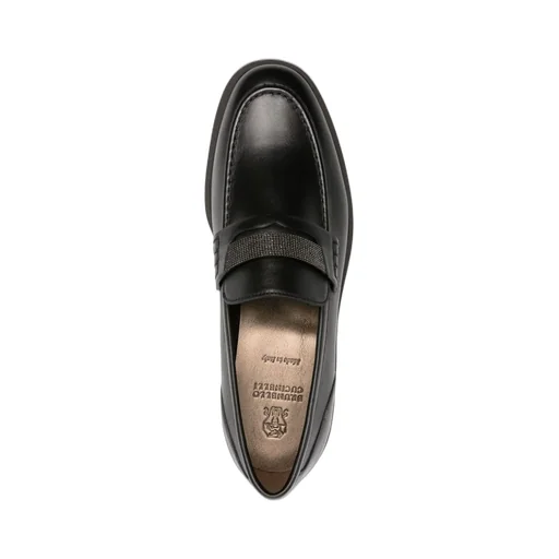Embellished Slip-On Loafers