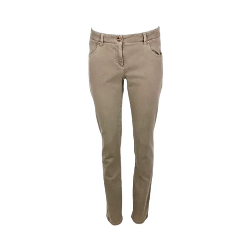 Low-Rise Straight-Leg Slim-Cut Jeans