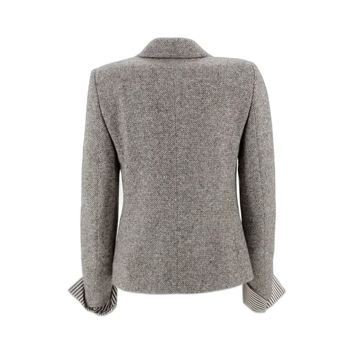 Peak Lapel Double-Breasted Blazer