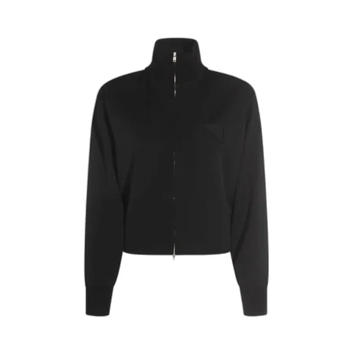 High Neck Zipped Jacket