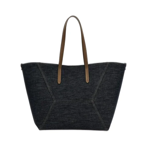 Bc Duo Denim Tote Bag