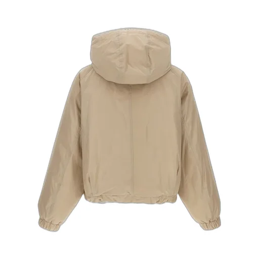 Buttoned Cropped Down Jacket