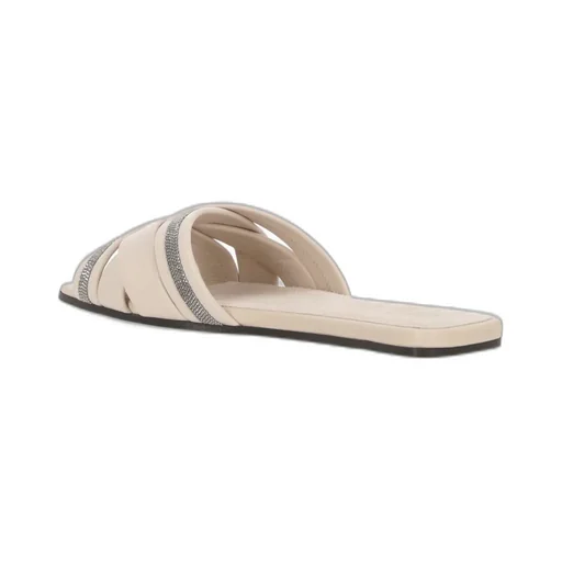 Beaded Slip-On Sandals