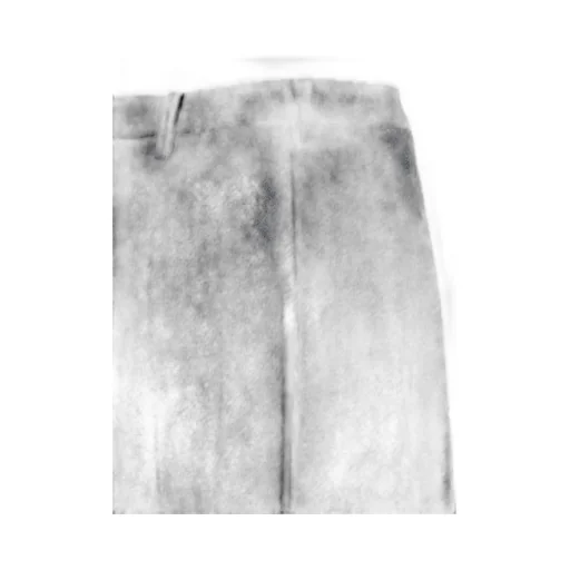 Asymmetrical Hem Midi Skirt