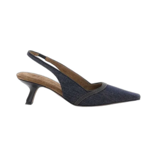 Slingback Pointed-Toe Pumps