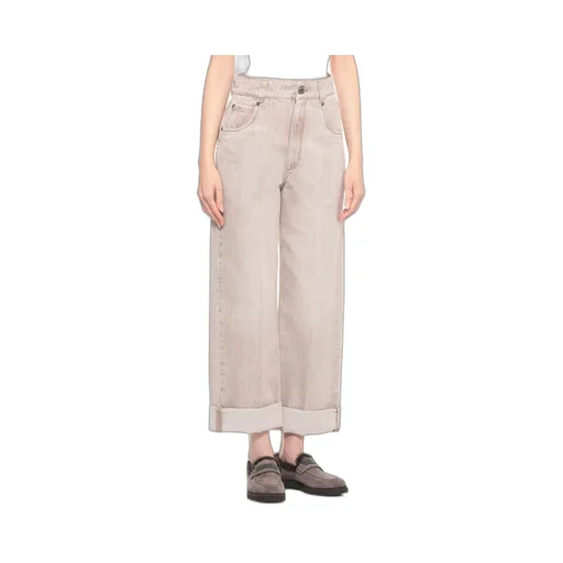 Logo Patch Straight Leg Pants