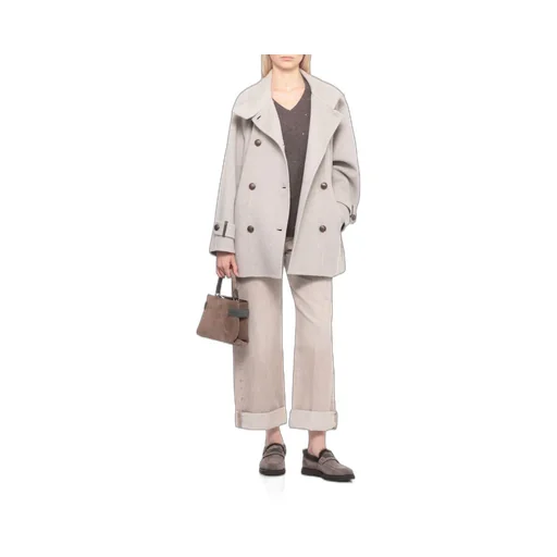 Logo Patch Straight Leg Pants