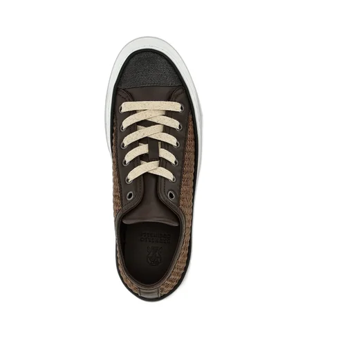 Jewel Lace-Up Sneakers