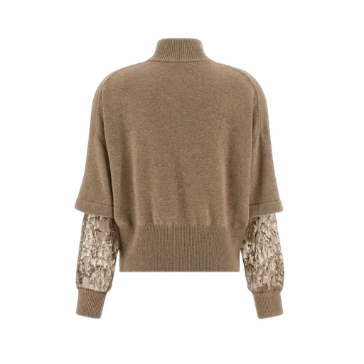 Sequin Embellished Knitted Cardigan