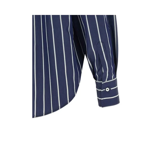 Striped Button-Up Shirt