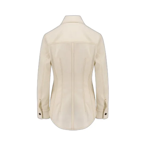 Contrast Stitched Fitted Shirt
