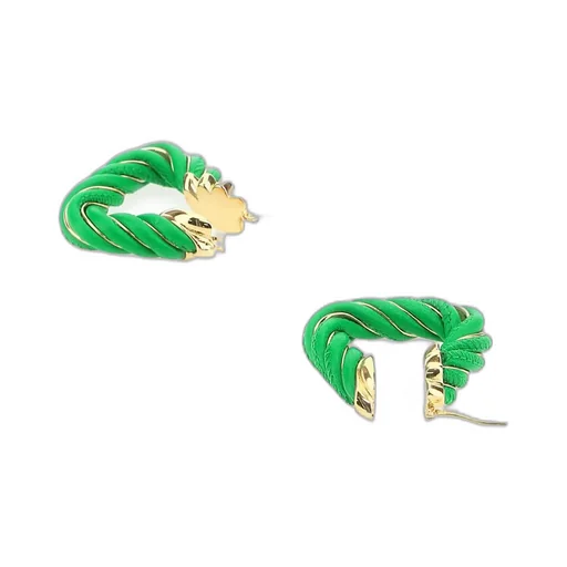 Twist Triangle Earrings