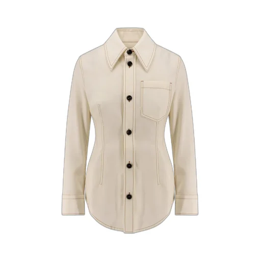 Contrast Stitched Fitted Shirt