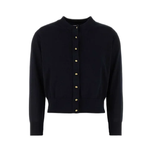 Long-Sleeved Knitted Cardigan
