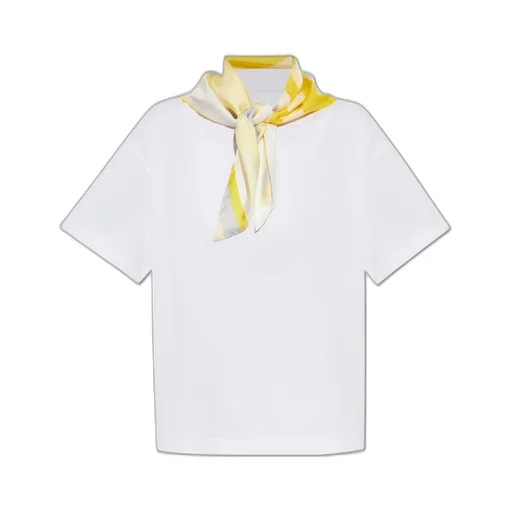 Scarf Embellished T-Shirt