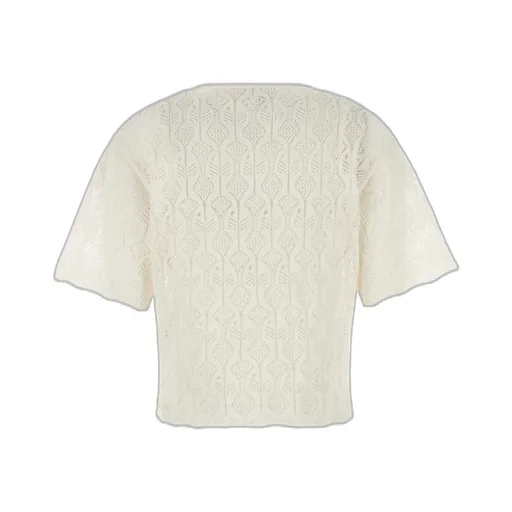 Lace Detailed Short Sleeved Top