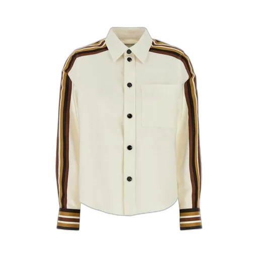 Band Sleeved Buttoned Shirt