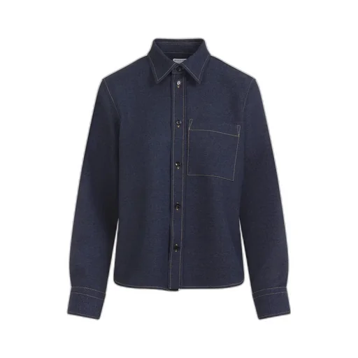 Long Sleeved Regular Fit Denim Shirt
