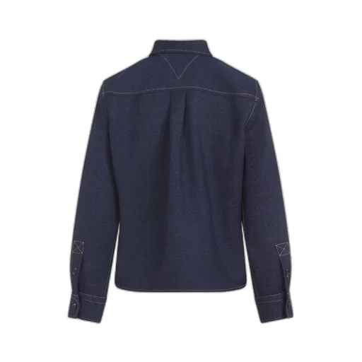 Long Sleeved Regular Fit Denim Shirt