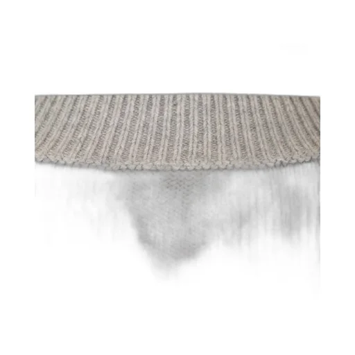 Intrecciato Leather Patches Jumper