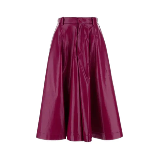 Shiny Leather Culotte