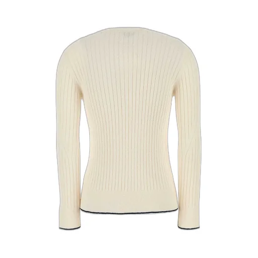 Long-Sleeved Ribbed Top