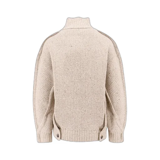 High Neck Ribbed Jumper