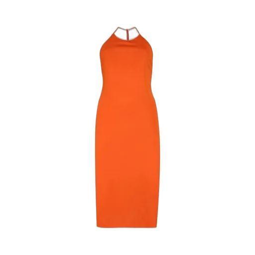 Open Back Halterneck Dress