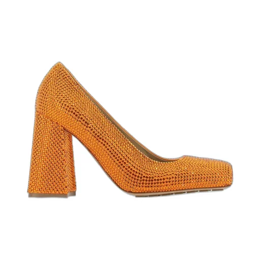 Embellished Tower Pumps