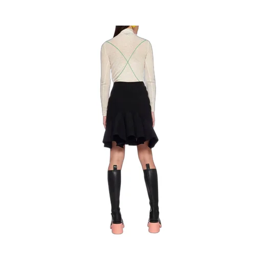 A-Line Ruffled Skirt