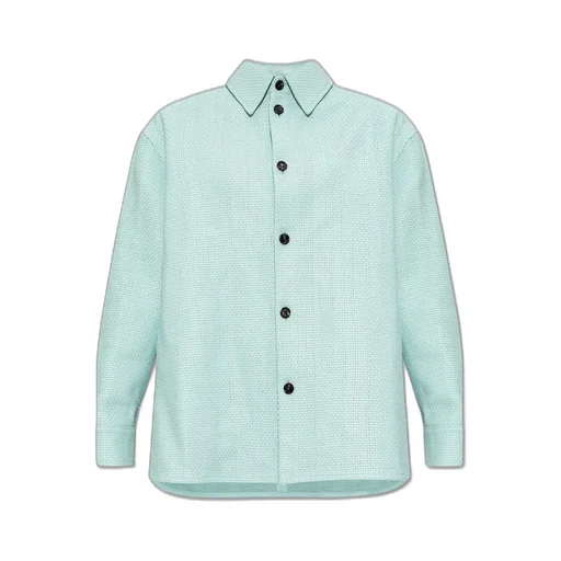 Mini Intrecciato Leather Shirt