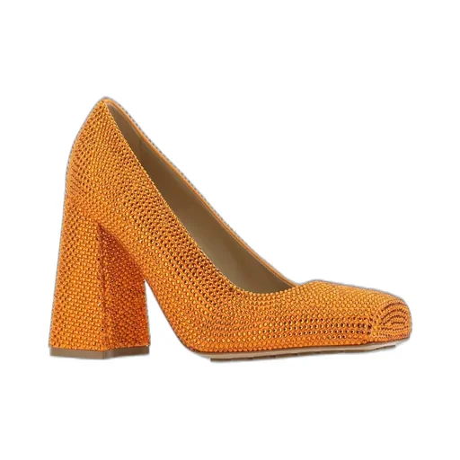 Embellished Tower Pumps