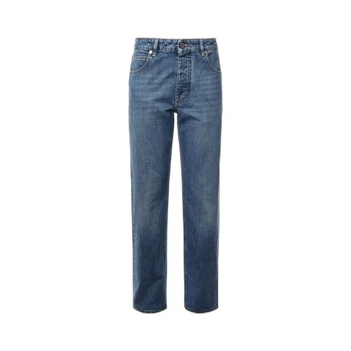 Mid-Rise Boyfriend Leg Jeans